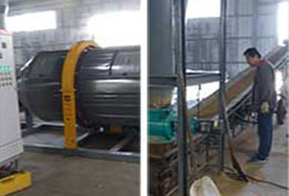 發(fā)酵料歐式烘干機現(xiàn)場